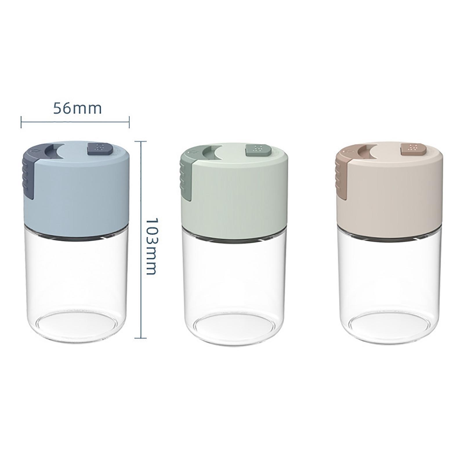 Sea Salt Shaker with Adjustable Holes Empty Spice Dispenser Cruet