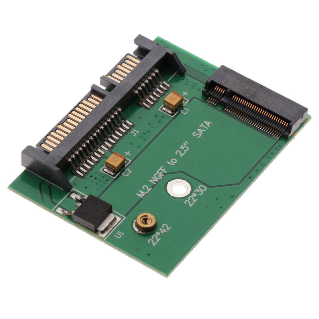 M.2 B Key SSD Solid State Drive To SATA3 2.5'' Adapter Converter Card