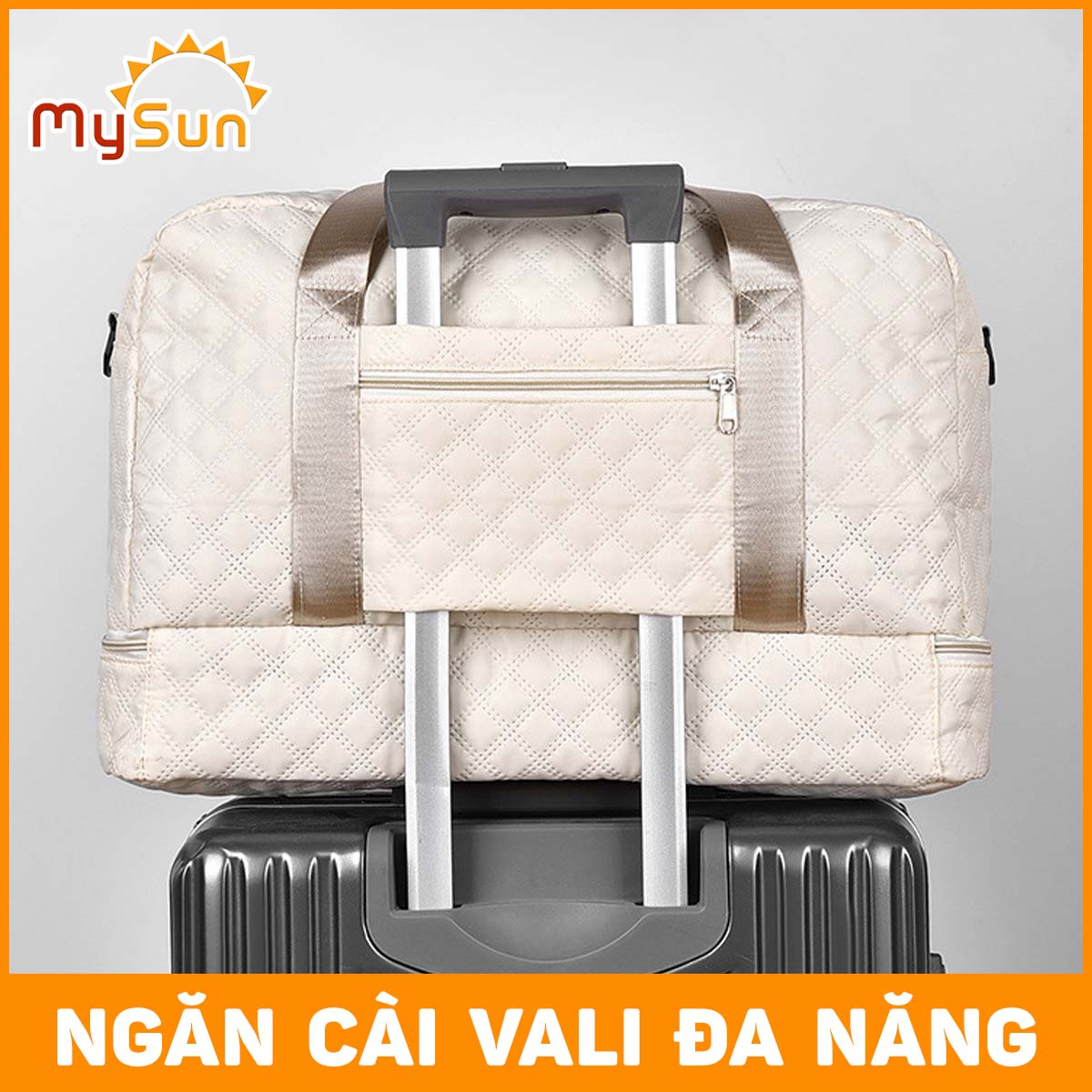 Túi du lịch 2 tầng chống nước cỡ lớn xác tay siêu nhẹ cho nam nữ chính hãng MySun Zoumani