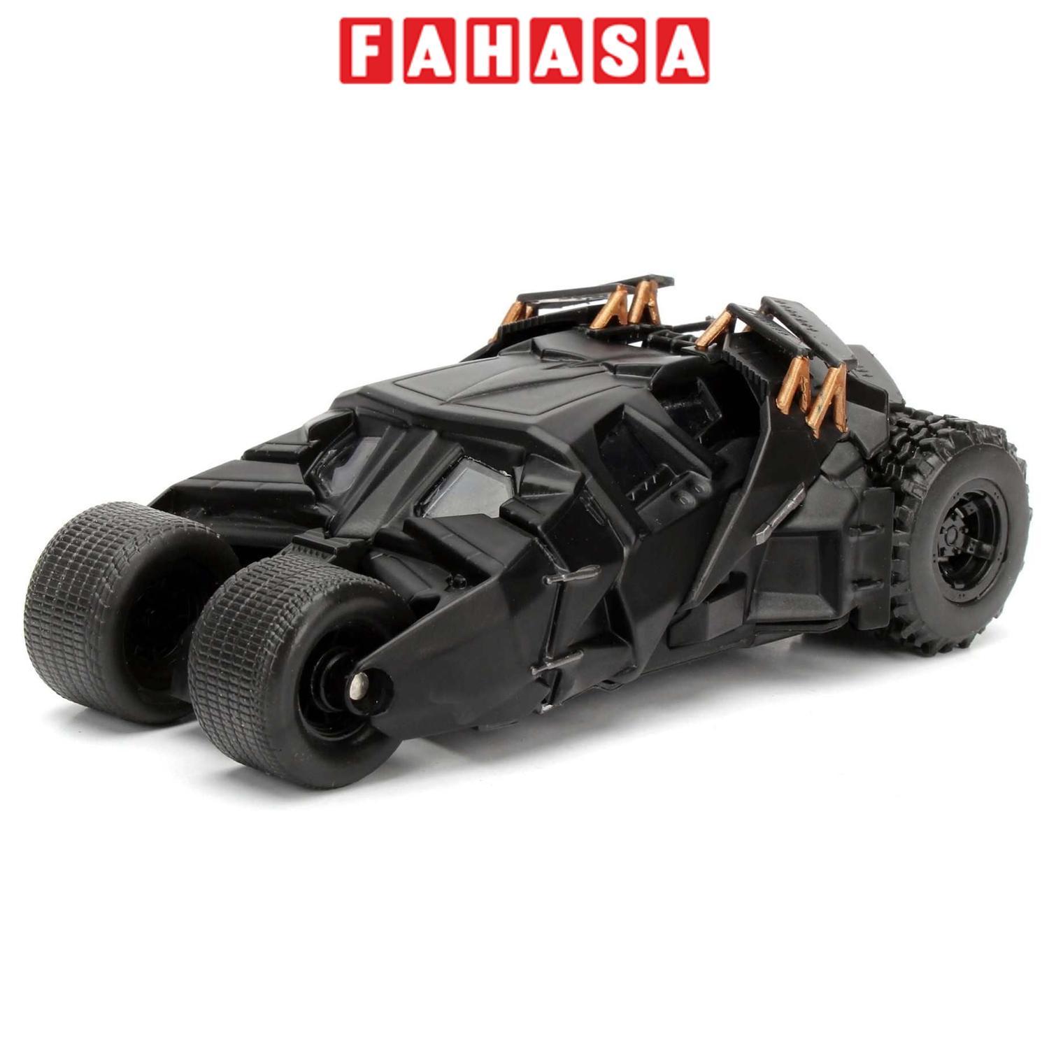 Đồ Chơi Mô Hình Sưu Tầm Xe DC Comics Batman Batmobile 1:32 - Jada Toys 98232 - 2008 The Dark Knight Batmobile - Màu Đen