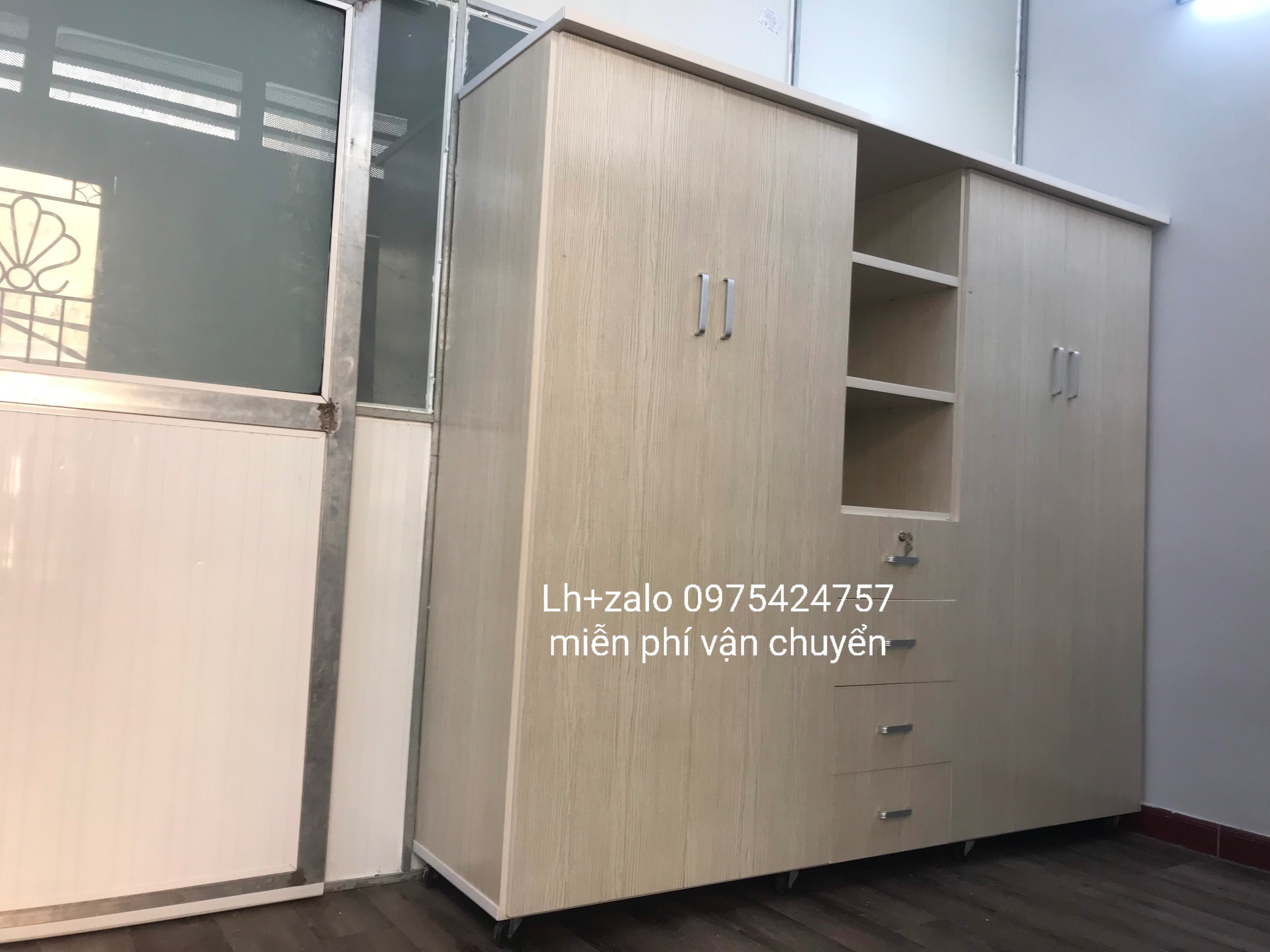 Tủ nhựa đài loan 5 cánh freeship