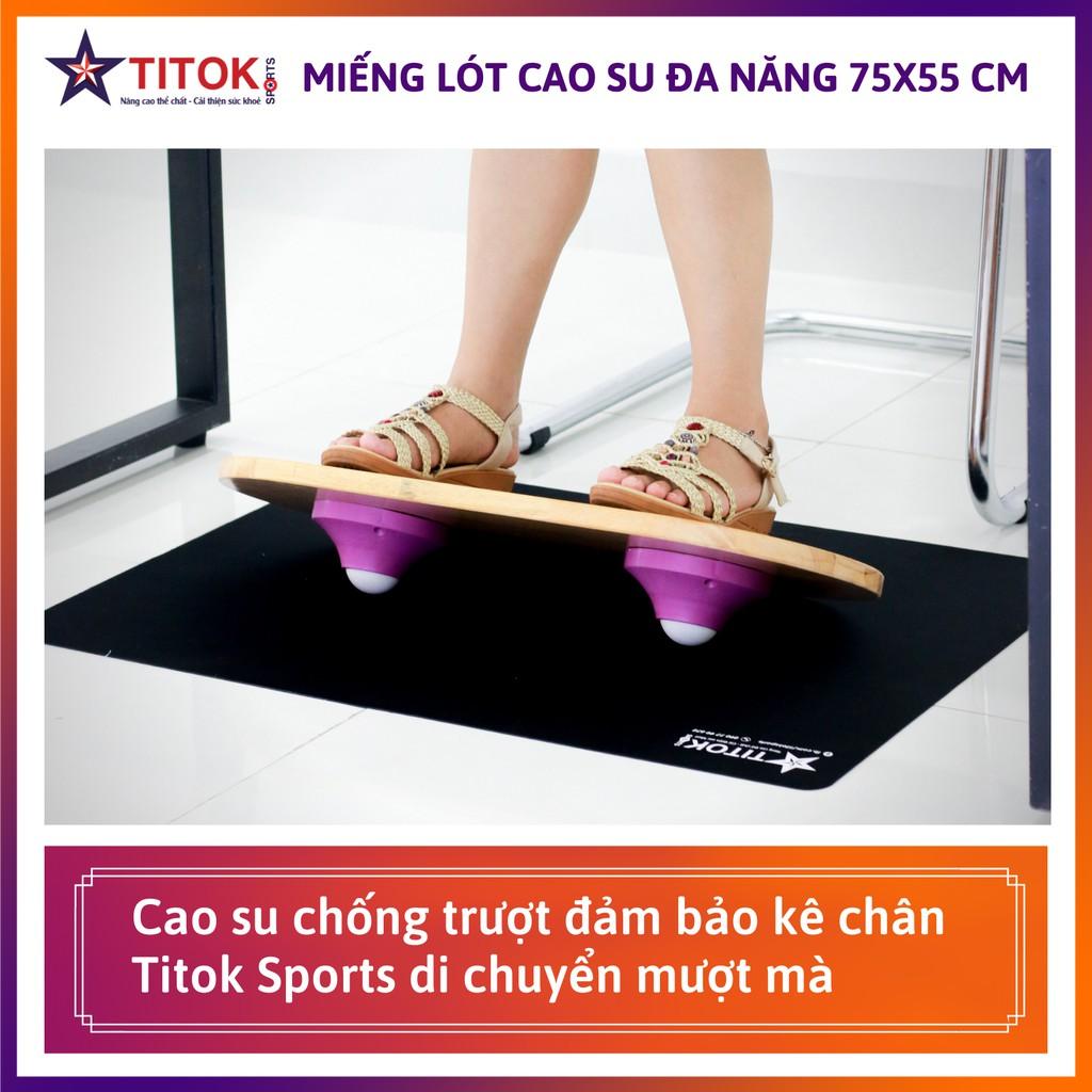 Miếng Lót Chuột Đa Năng Cỡ Lớn 75x55 cm Màu Đen Chất Liệu Cao Su Tự Nhiên Chống Trượt GIá Rẻ - Titok Sports