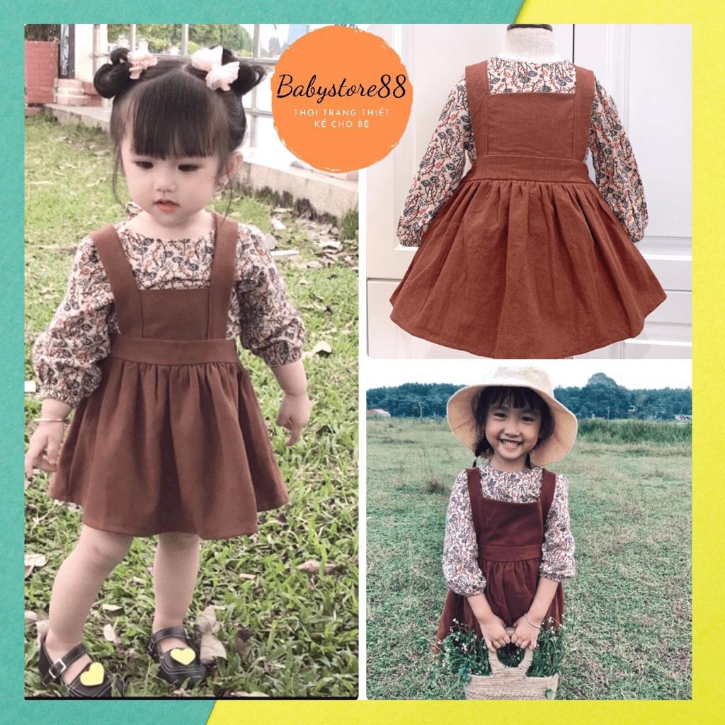 Váy bé gái 1.2.3.4.5 - 8 tuổi BABYSTORE88 đầm công chúa thiết kế xinh xắn thời trang cao cấp cho bé v28