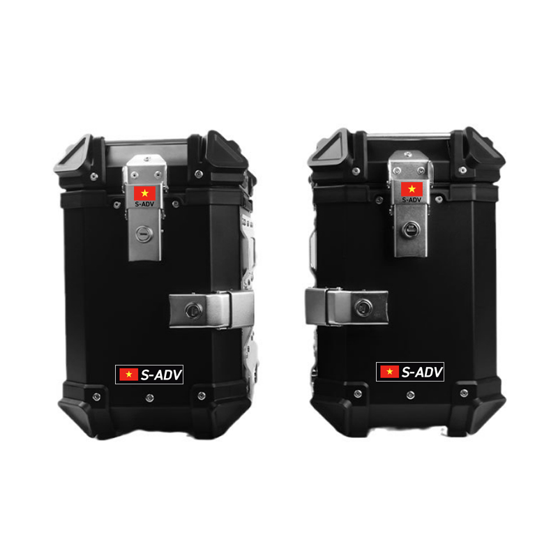 Thùng hông nhôm 38L cho xe máy chính hãng S-ADV