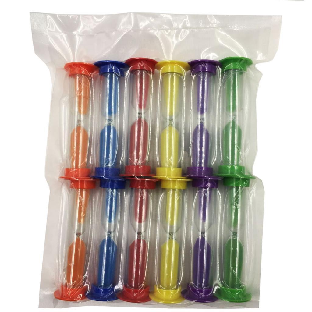 6pcs Kitchen Cooking Baking Sand Timer Set Reading Hourglass