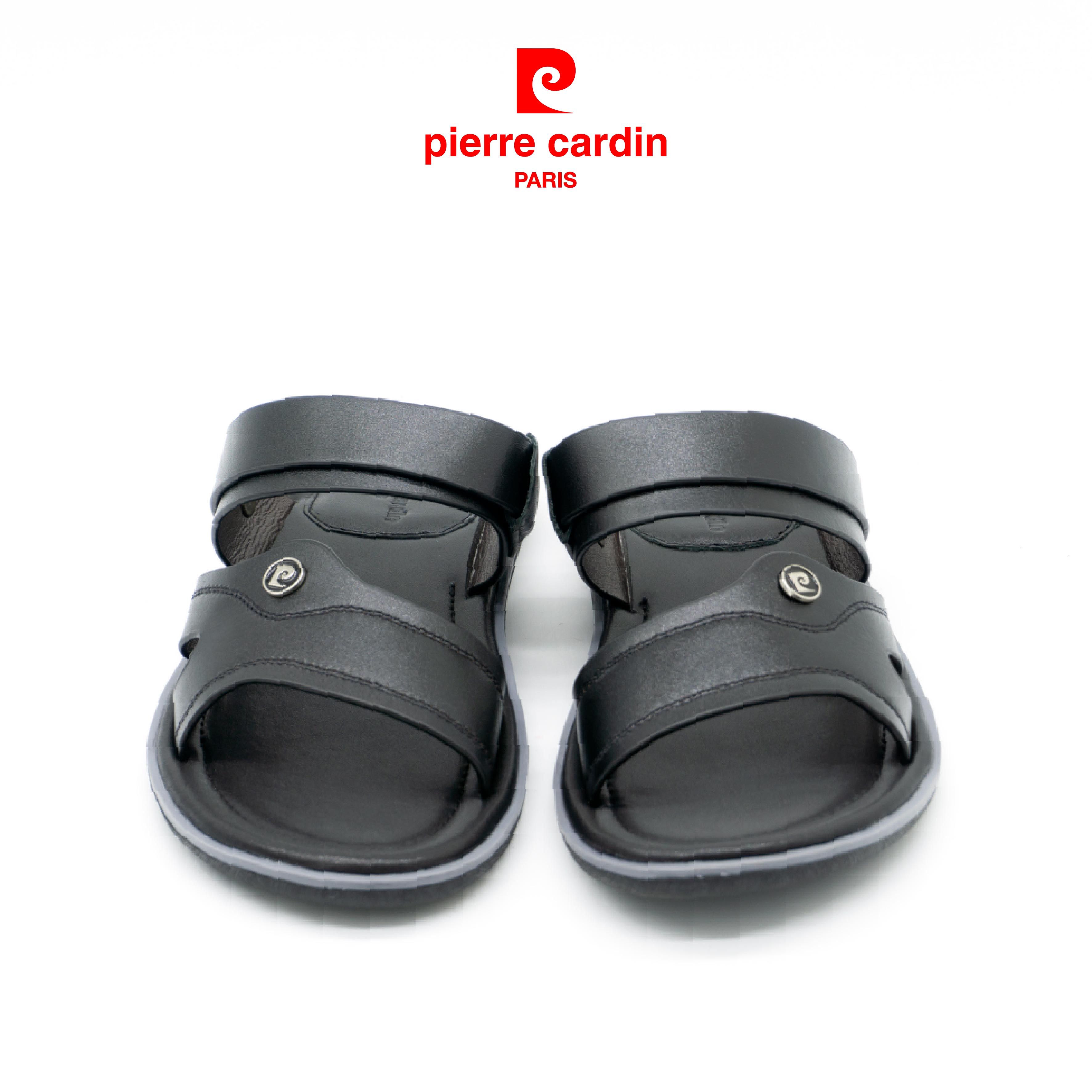 Sandal nam cao cấp Pierre Cardin PCMFWL 128 - màu đen