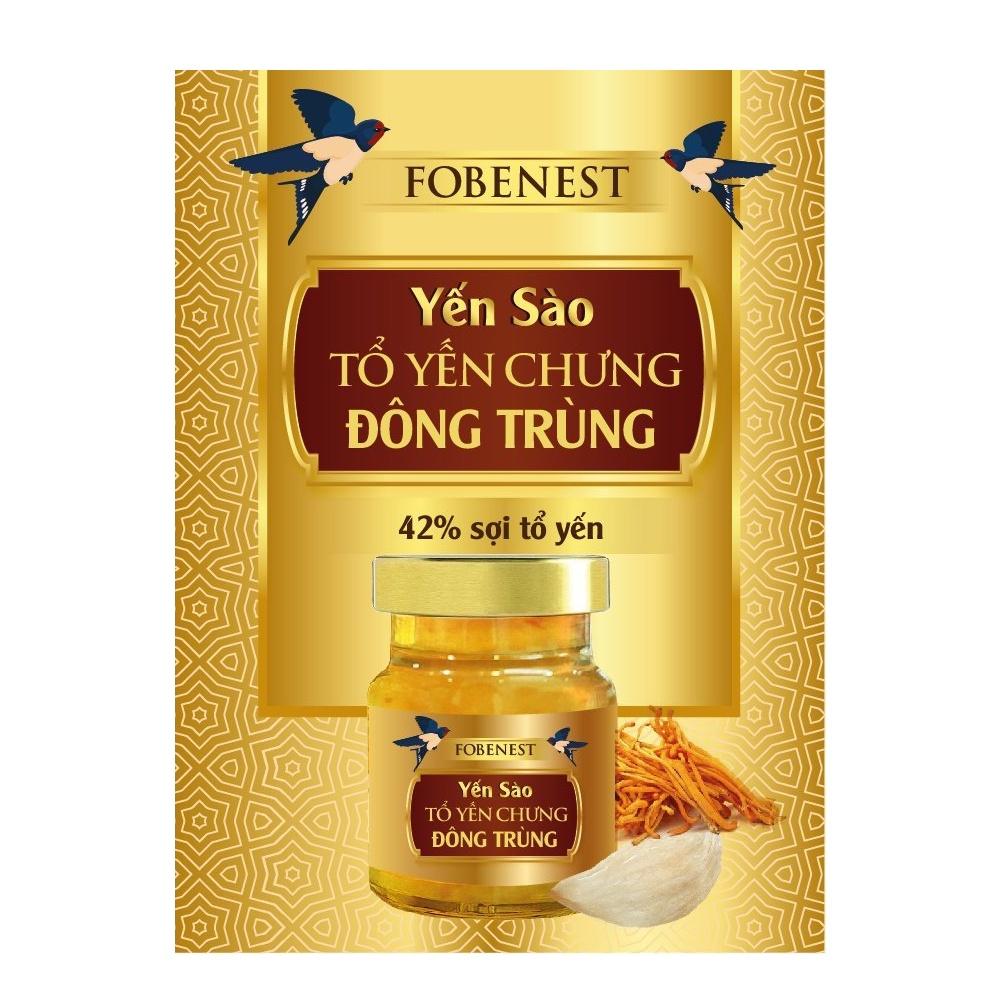 Hộp Yến Sào Tổ Yến Chưng Đông Trùng Hạ Thảo 42% Yến Dành Cho Người Lớn - Lọ 70ml