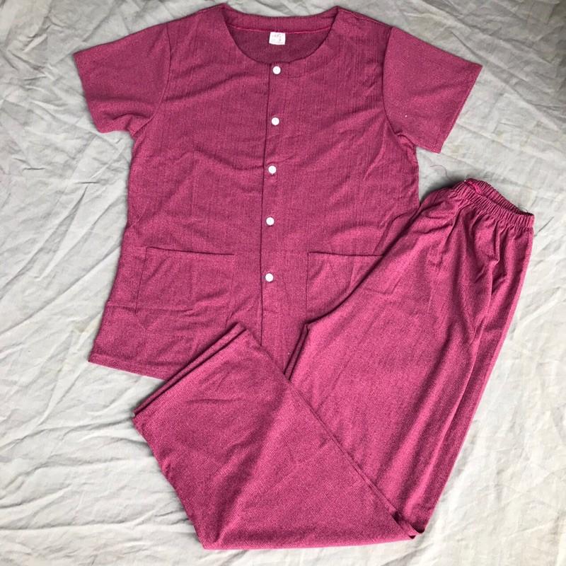 Bộ bà già cổ tròn 2túi