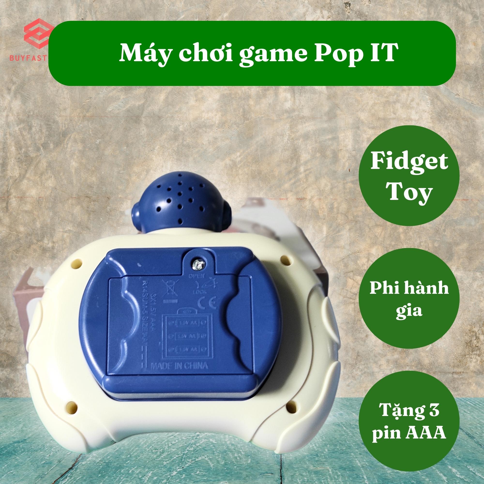 Máy chơi game Buyfastcart Pop It phiên bản cải tiến của trò chơi đập chuột - Đồ chơi Fidget Toy giúp cải thiện khả năng tập trung và phản xạ