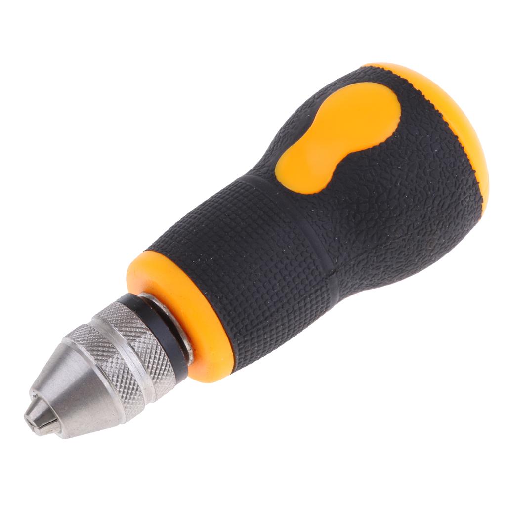 Micro Mini Portable Small Hand Drill + 10pcs Twist Drill Bits Tool 0.8-3.0mm