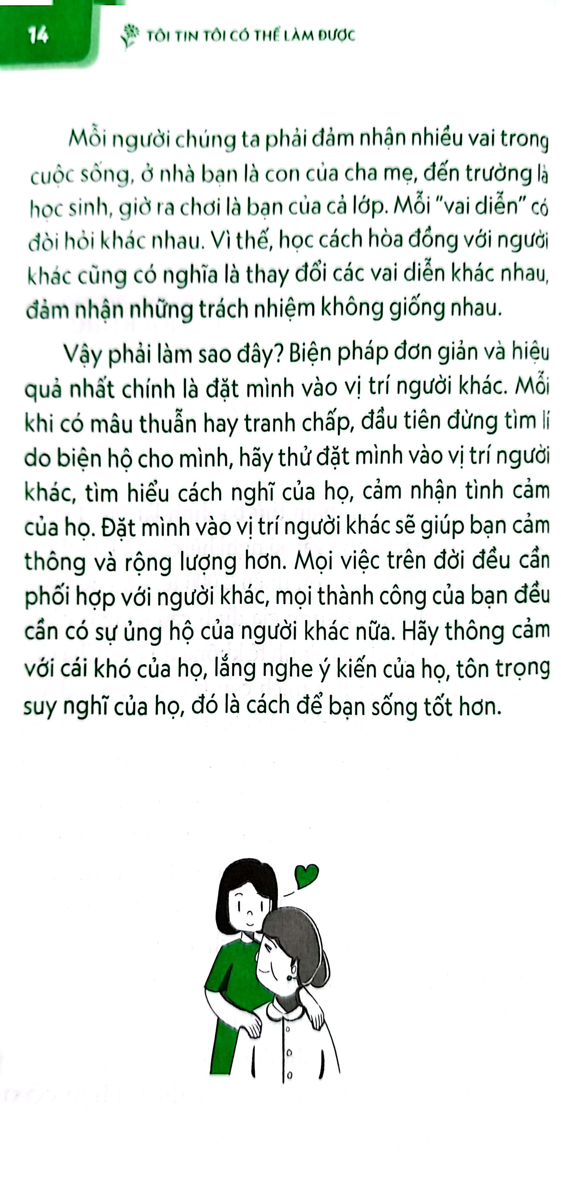 Sách Tôi Tin Tôi Có Thể Làm Được: Học Cách Ứng Xử (Tái Bản 2020)