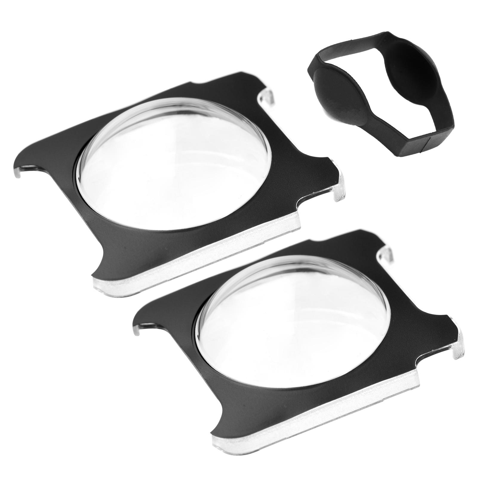 2pcs Panoramic Camera Lens Guards Lens Protective Cover Lens Protector Compatible with Insta360 ONE R/RS
