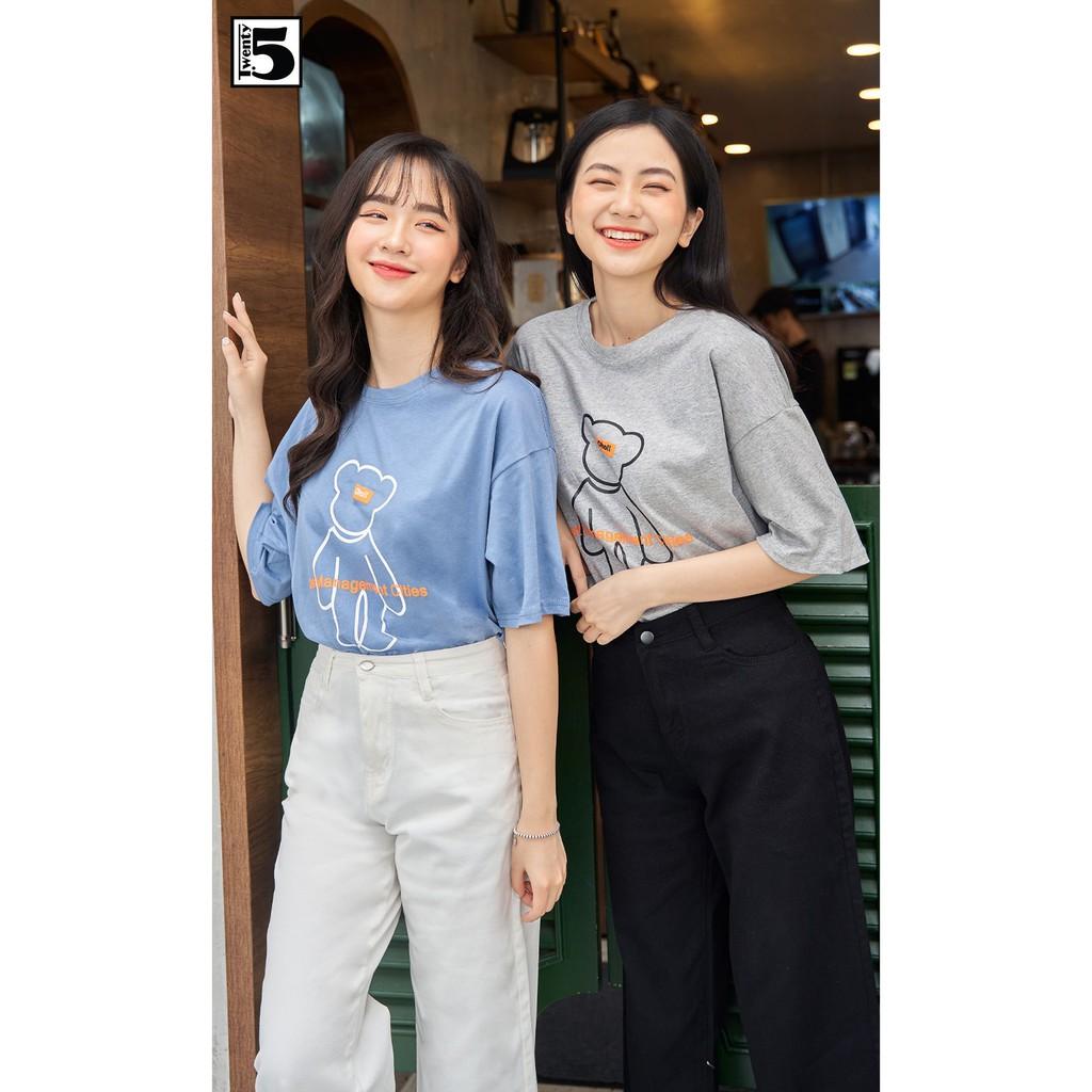 Quần kaki nữ suông ống rộng, gấu tua rua Twentyfive 3766