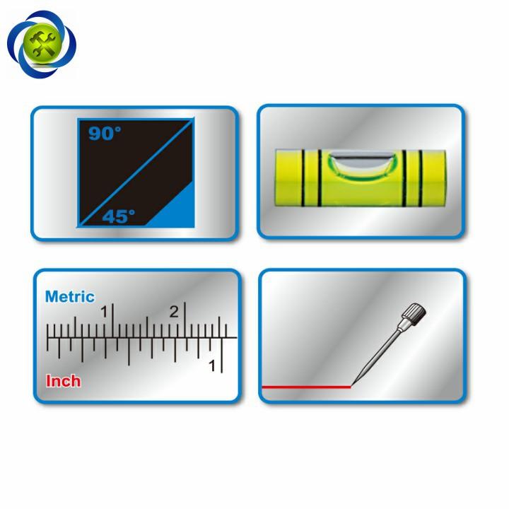 Thước góc thuỷ Kingtony 79062-12