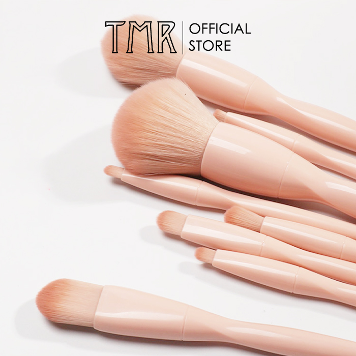 Cọ Tán Kem Nền Peach Foundation Brush TMR chính hãng, trợ thủ đắc lực cho lớp nền mỏng mịn, lông cọ mềm mượt cao cấp