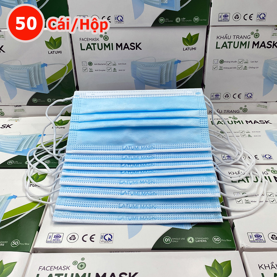 Khẩu Trang 4 Lớp Cao Cấp LATUMI