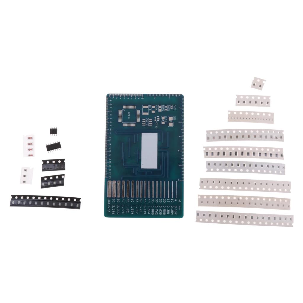 SMD DIY Hàn LED Thành Phần Thực Hành Ban Kỹ Năng Tập/Phần Mô Đun 81X55 Mm