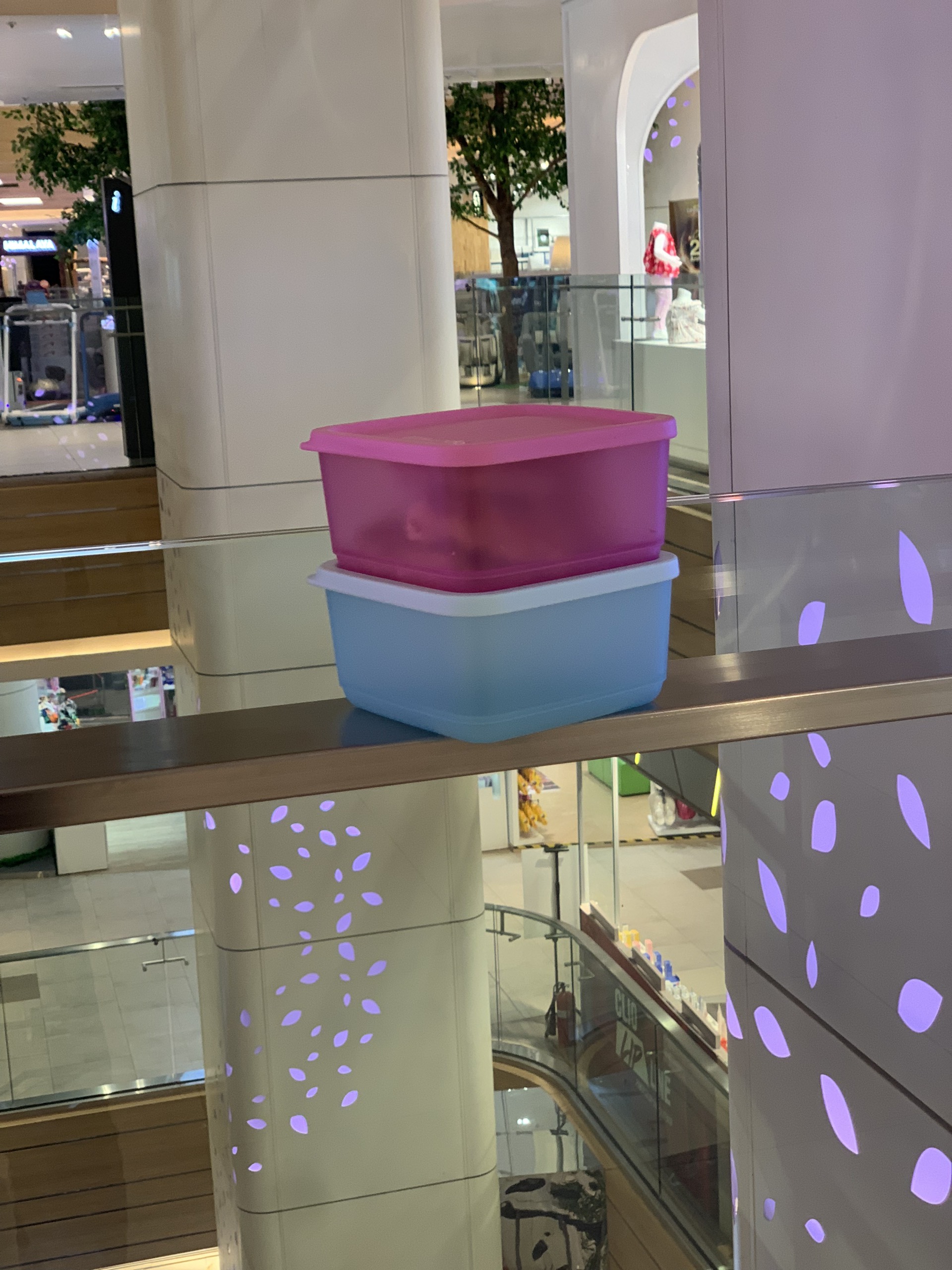 Set 2 hộp BQTP Tupperware Small SR Pop Fiesta