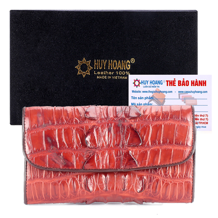 Ví Nữ Huy Hoàng HT3203 (10.5 x 19 cm) - Nâu Đỏ