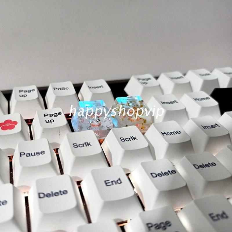 HSV Resin Backlit Mechanical Keyboard Keycap Cherry Profile R4 Translucent Key Cap