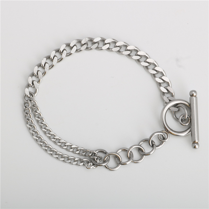 Vòng tay titan không gỉ unisex
