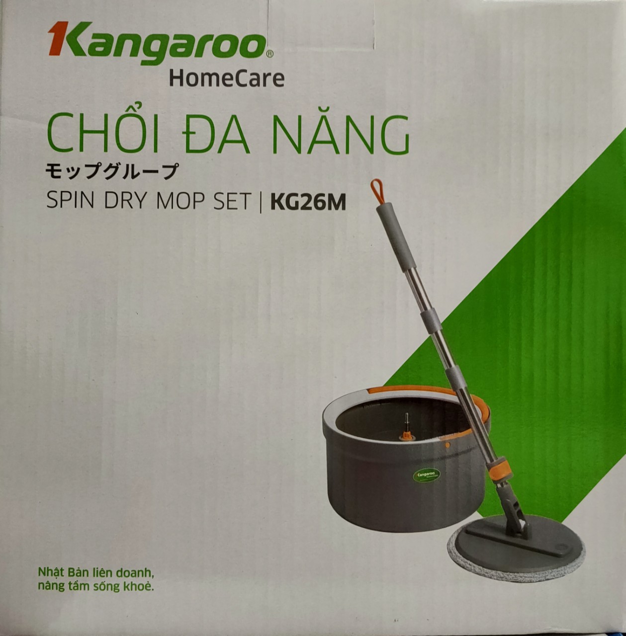 Chổi lau nhà đa năng Kangaroo KG26M bảo hành 12 tháng