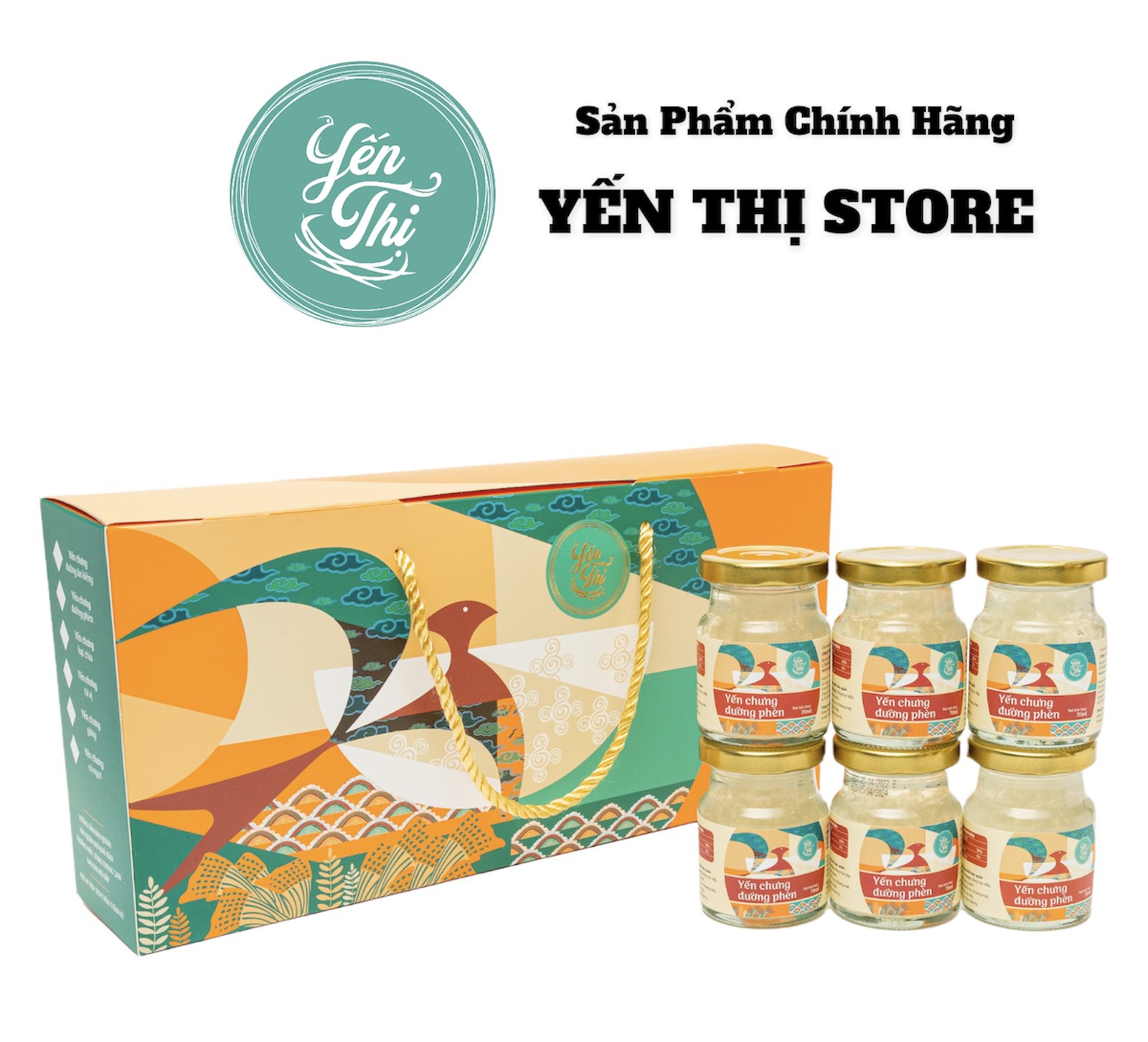 Yến Thị- Chưng Đường Phèn-Chưng Sẵn -30% YẾN-70ml