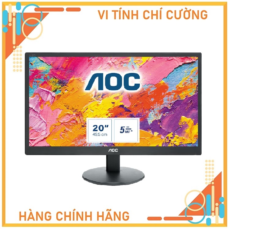 Màn Hình Máy Tính LCD 20&quot; AOC E2070SWN/74 19.5- Hàng Nhập Khẩu