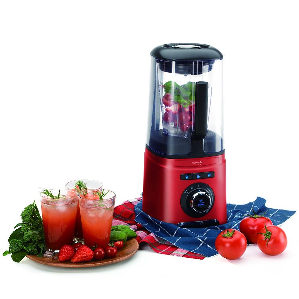 Máy xay sinh tố chân không Kuvings SV-400MB Màu Đỏ - TẶNG LÒ NƯỚNG THỦY TINH TIGER QUEEN AX-777MV - Hàng chính hãng