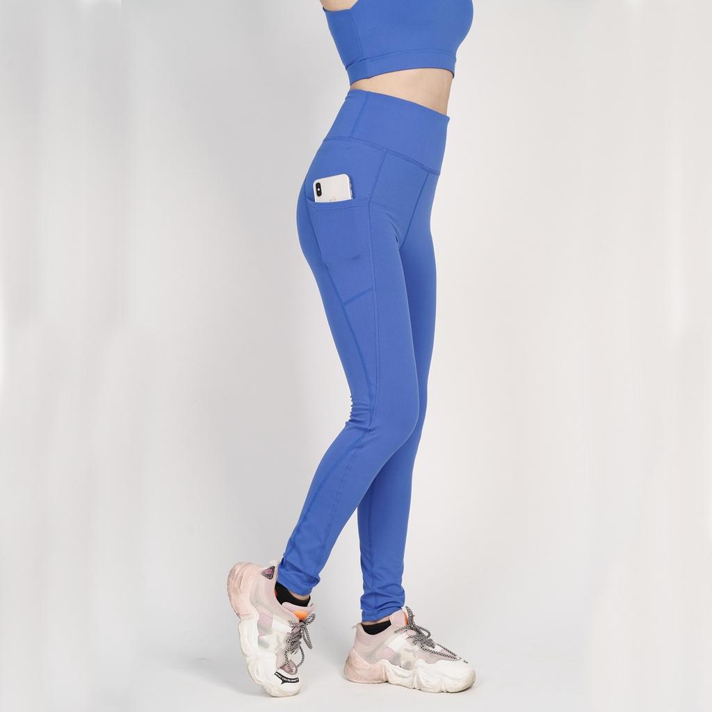 Bộ đồ tập yoga gym aerobic nữ chuyên nghiệp áo bra 2 lớp phối legging nâng mông tôn dáng
