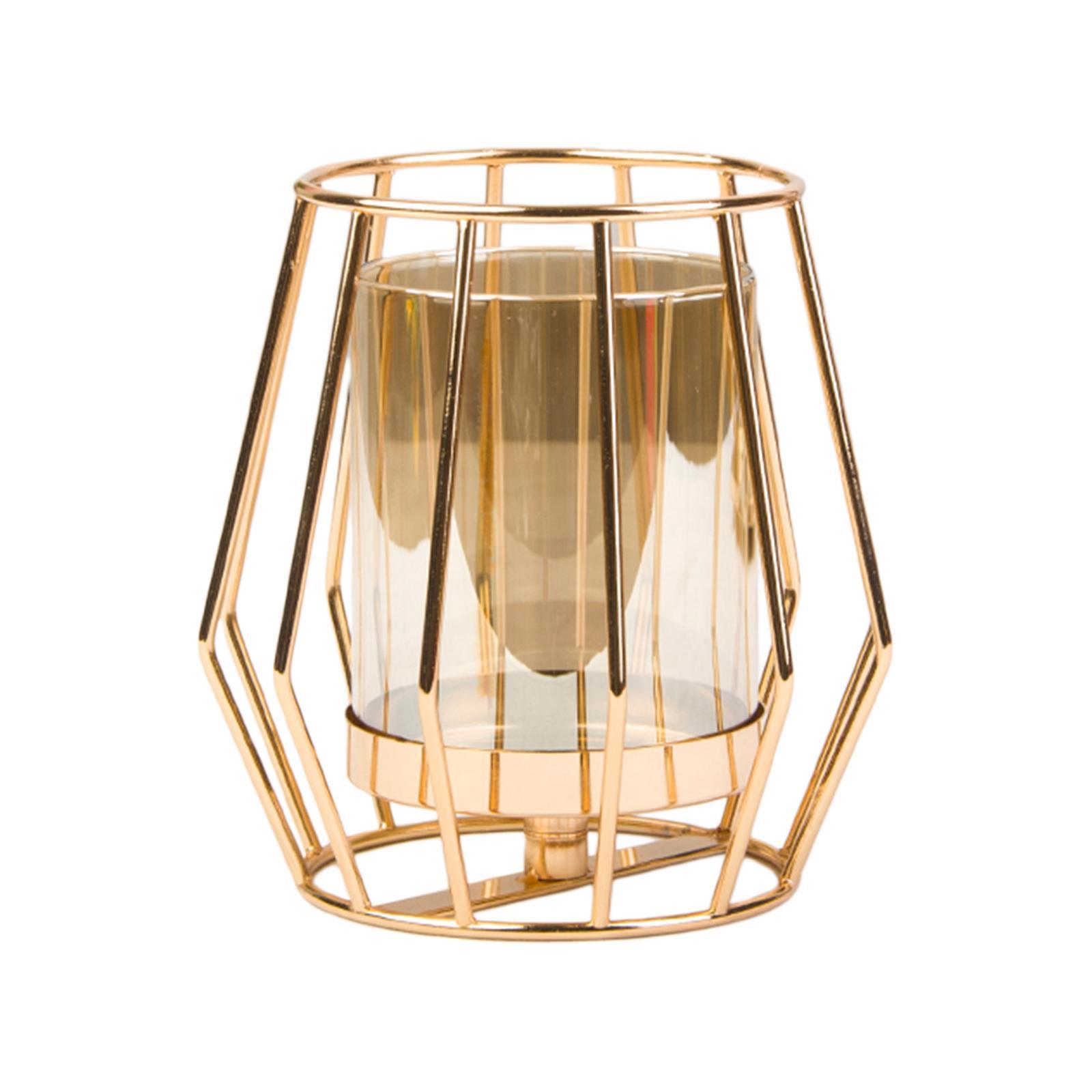 Iron Candle Holder Tealight Candlestick  Flower Vase Event Decor