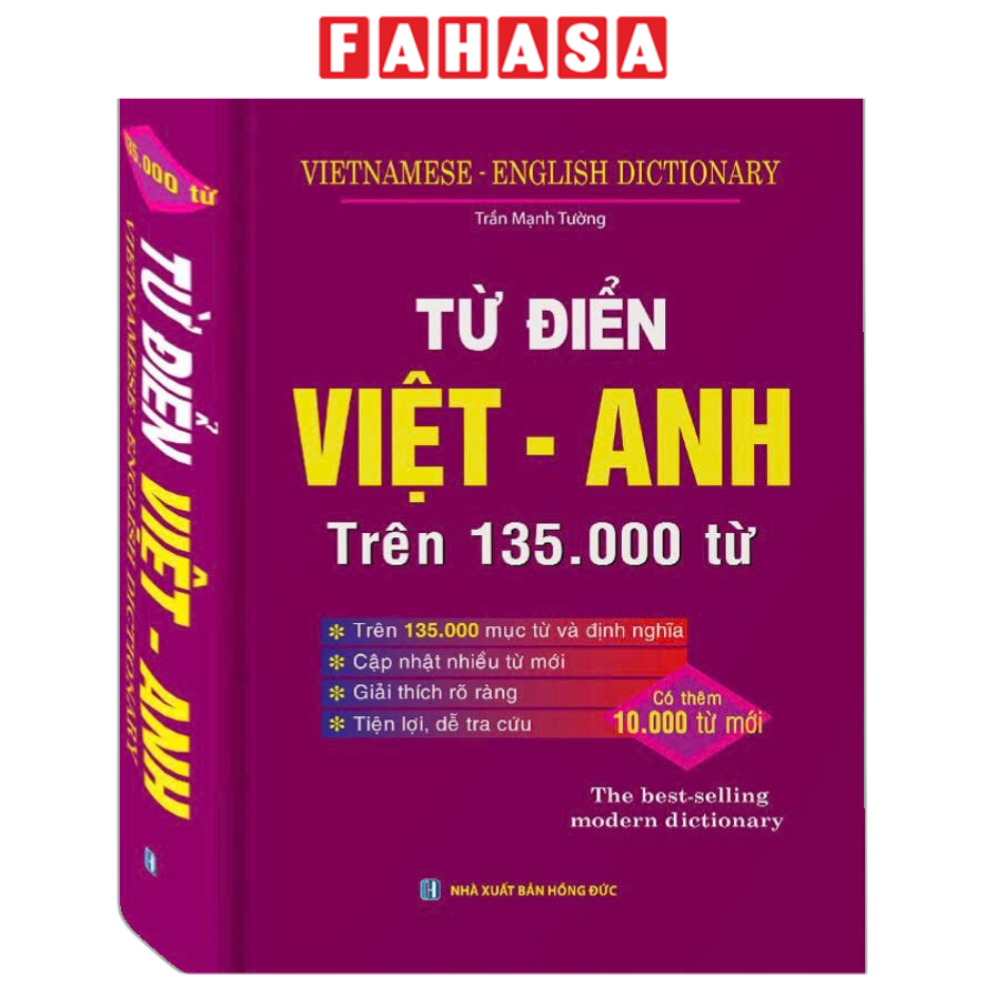 Sách - Từ Điển Việt-Anh Trên 135.000 Từ (Tái Bản 2026) - Bìa Cứng - ảnh 3