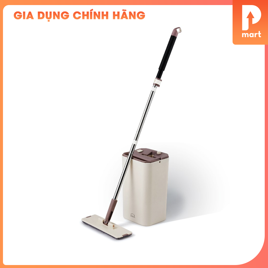 Bộ Cây Lau Nhà Lock&amp;Lock Squeeze Flat Mop ETM471