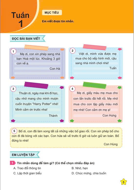 Sách - Luyện Tập Làm Văn Lớp 3 ( Theo Chương Trình GDPT mới ) - Kết Nối - Ndbooks