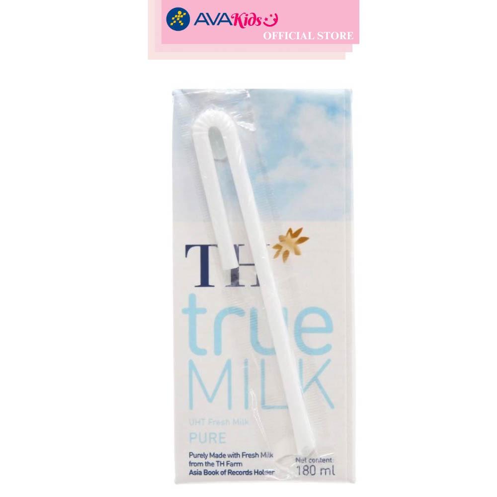Lốc 4 hộp sữa tươi tiệt trùng TH true MILK không đường 180 ml (từ 1 tuổi)