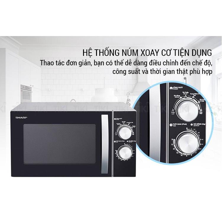 Lò vi sóng cơ Sharp R-32A2VN-S - 23 lít - Hàng chính hãng