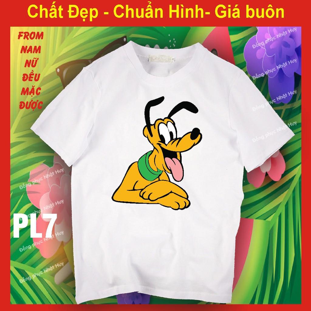 Áo thun pug dog pluto PL6, phông , bao đổi trả