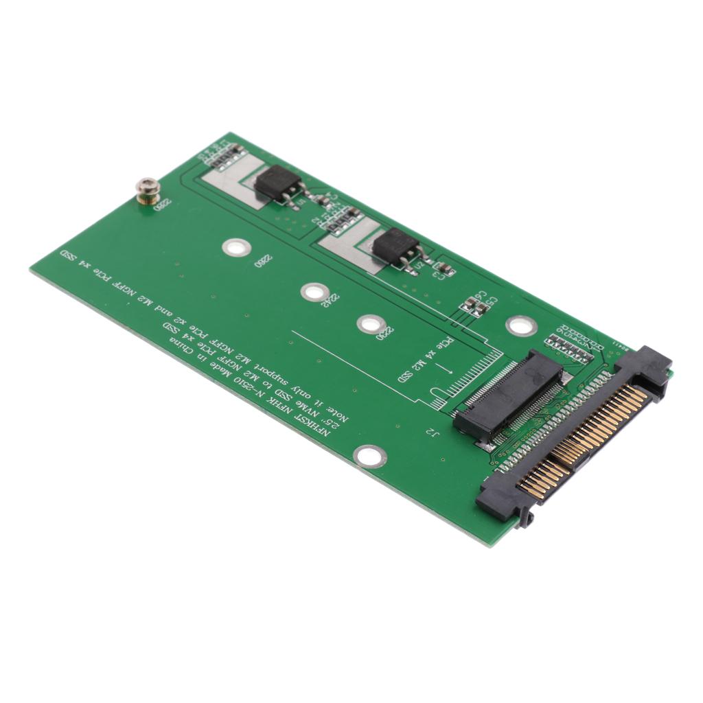 SFF-8639 NVME U.2 to NGFF M.2 M-Key PCIe SSD Adapter