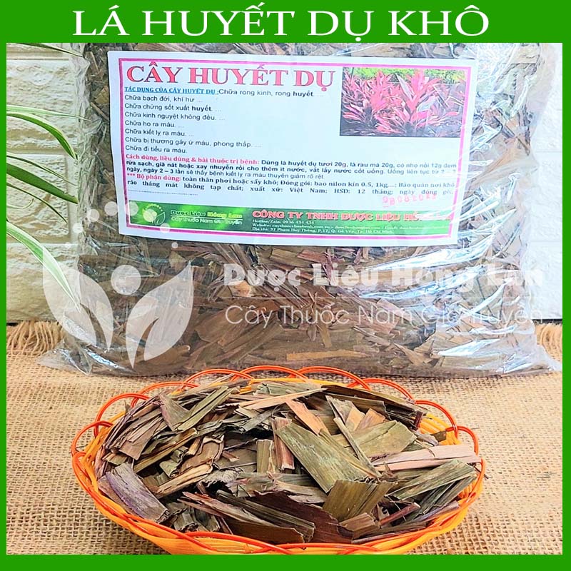 Cây huyết dụ khô sạch đóng gói 1kg