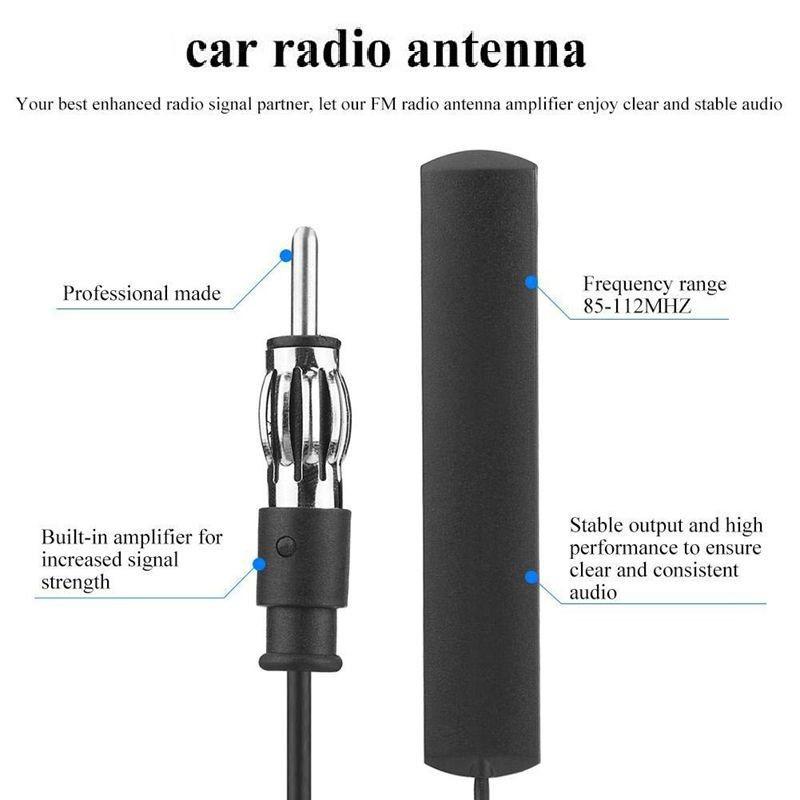 Ăng Ten Radio Cho Ô Tô Xe Hơi - Antenna Radio Gắn Rời Thu Sóng AM/ FM Cực Tiện Lợi