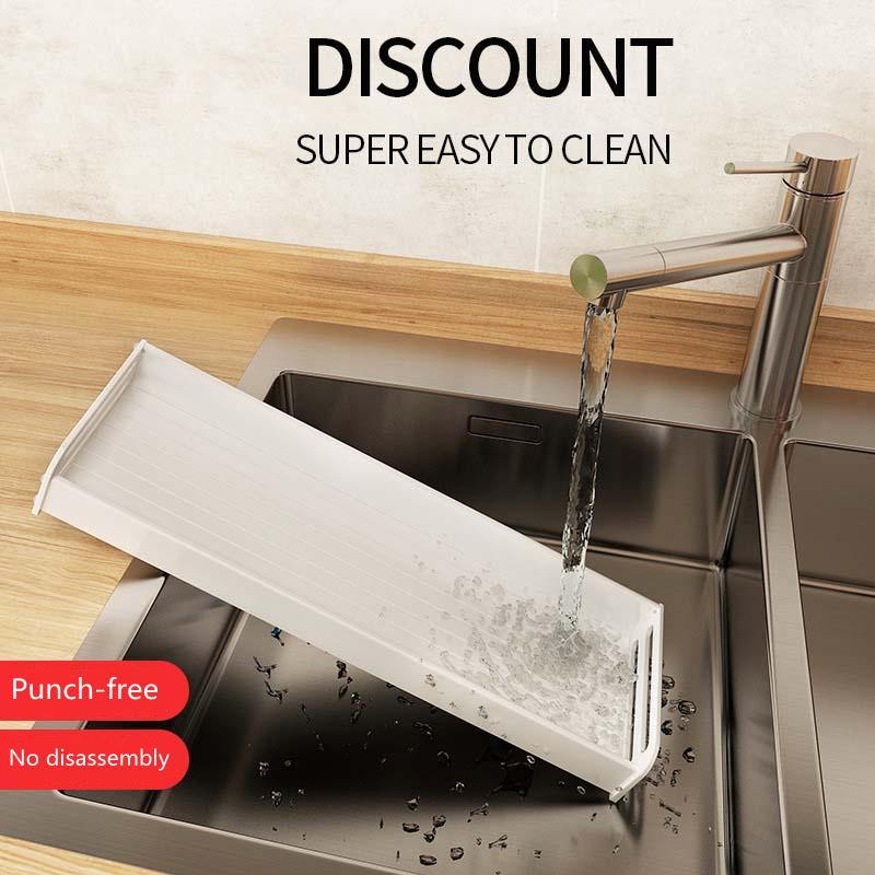 Vật Dụng Nhà Bếp Đấm Không Mạnh Treo Tường Mặt Dây Chuyền Có Giá Để Đồ Inox Giá Để Dao Trắng Kệ Gia Vị Giá