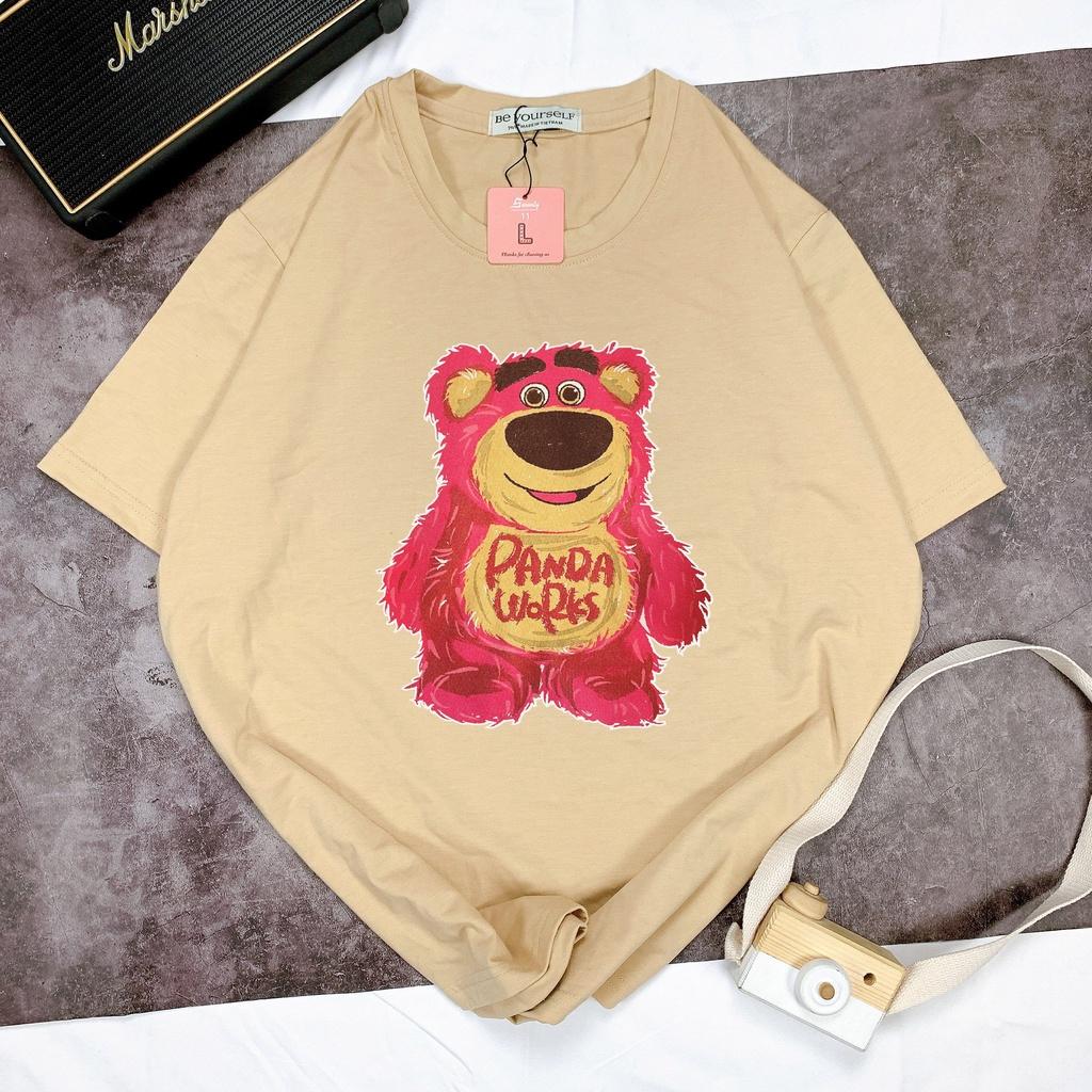 Áo thun tay ngắn Be Yourself unisex size M L XL - GẤU DÂU PANDA WORKS