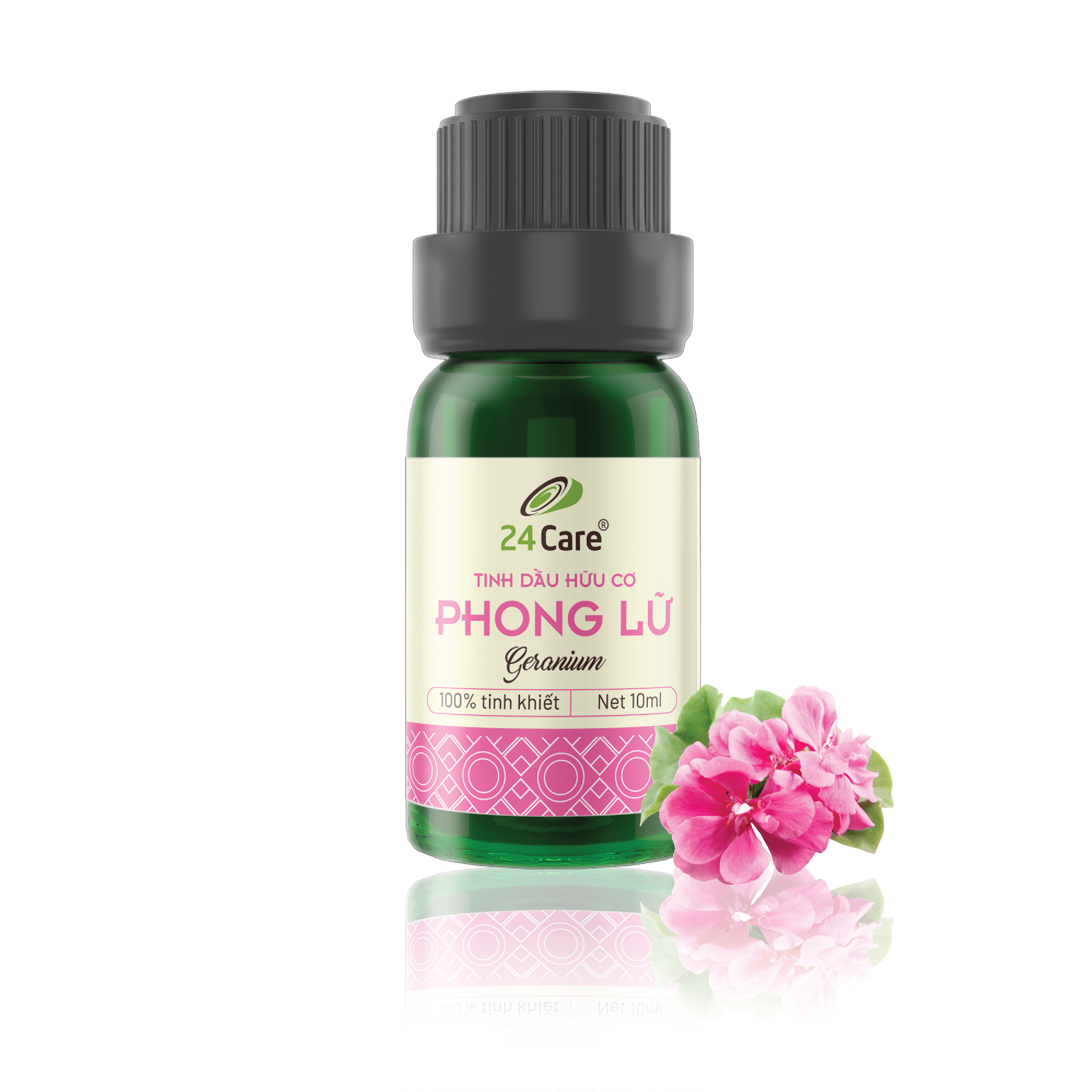 Tinh dầu Phong Lữ 24Care 10ml - Chiết xuất thiên nhiên, khử mùi, giảm căng thẳng, cân bằng cảm xúc.