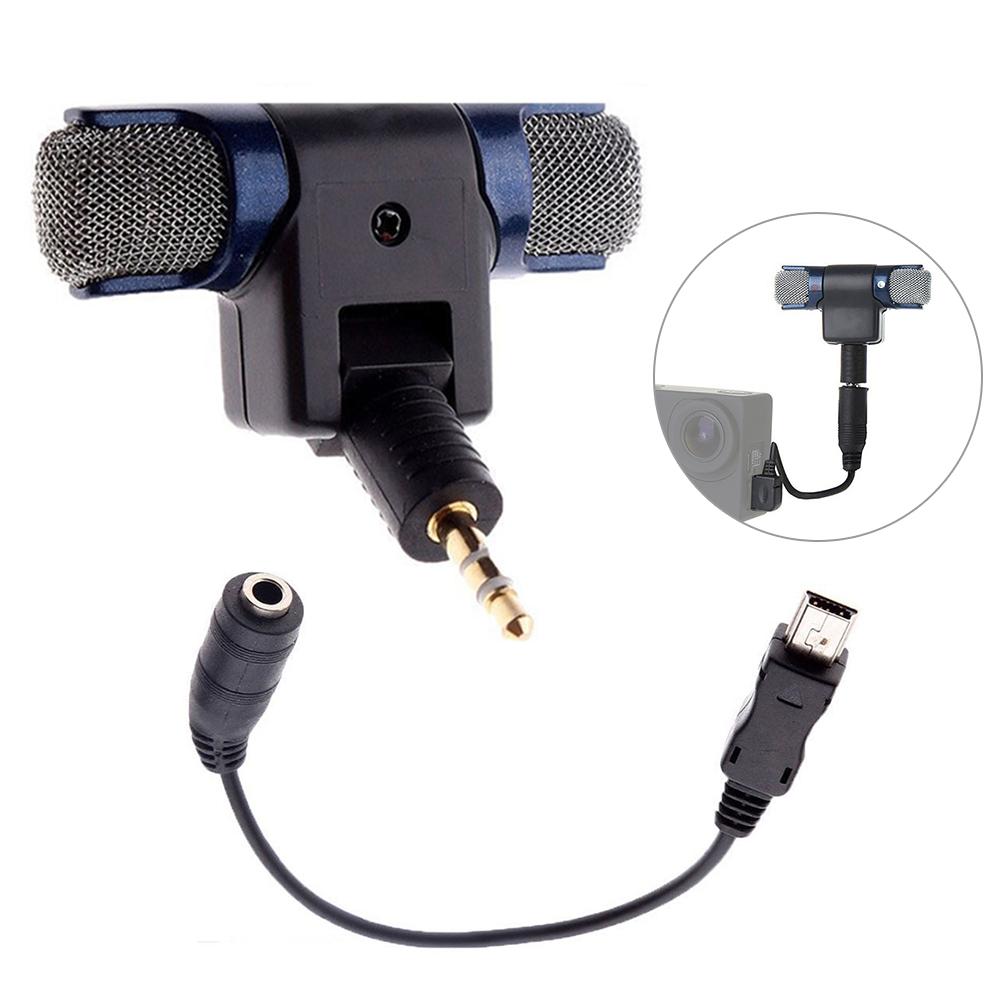Giắc cắm micrô âm thanh nổi 3,5 mm với cáp USB Aadapter Thay thế cho điện thoại thông minh máy ảnh thể thao GoPro hero 3/3 + / 4