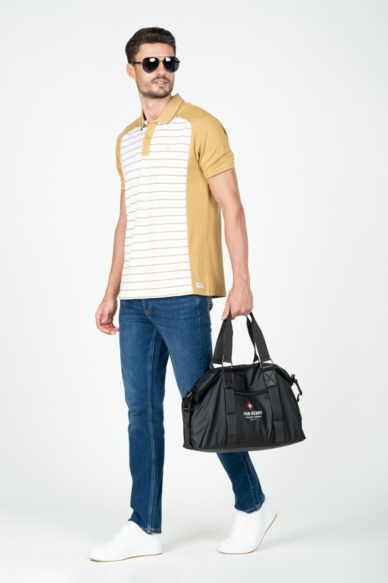 Áo thun polo nam tay ngắn KS22FH51C-SCWK - BROWN, BROWN