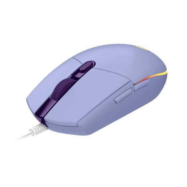 Chuột Logitech G203 LIGHTSYNC Tím LILAC 910-005853 Hàng chính hãng