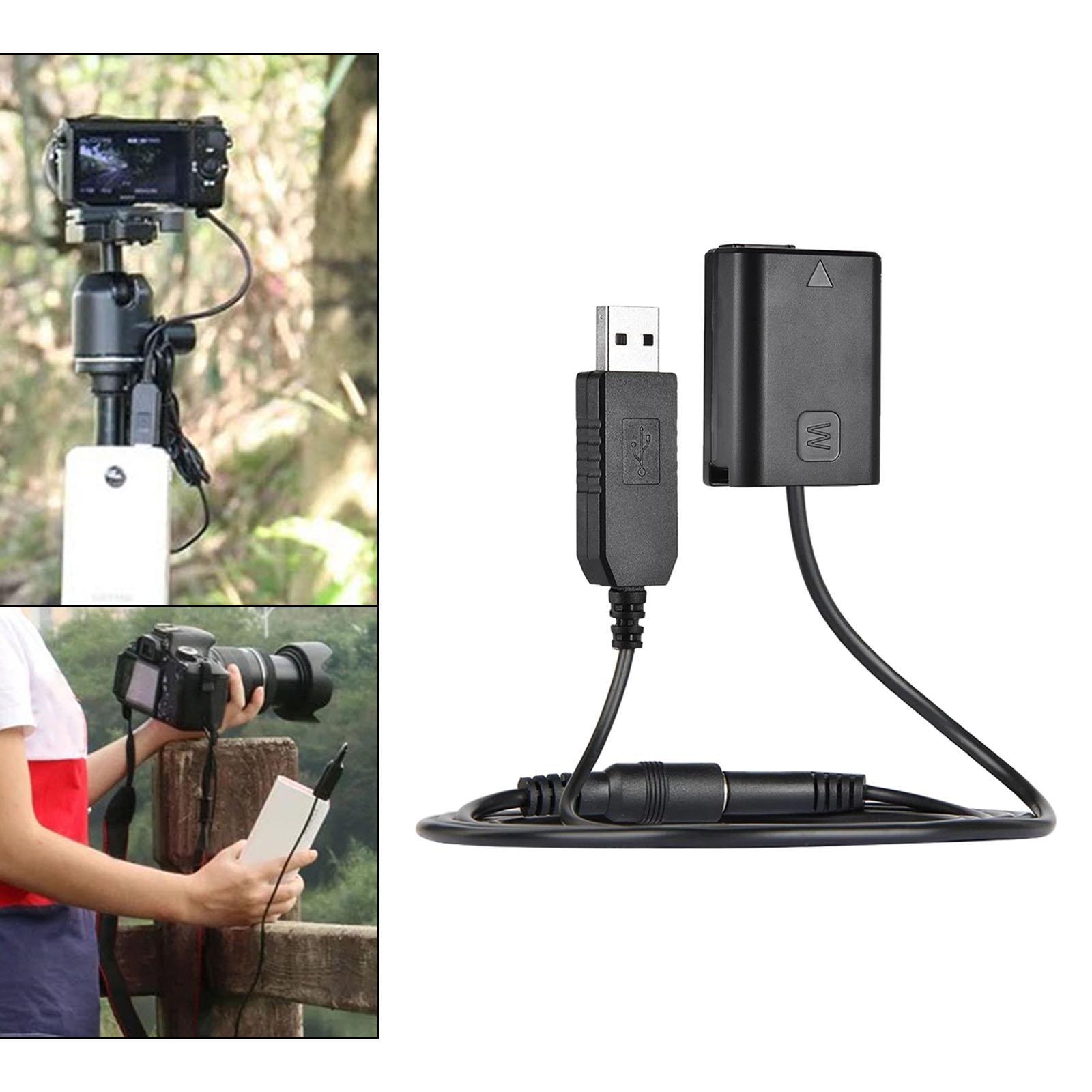 Np-  Battery Adapter USB DC Coupler  Charger for  A6500