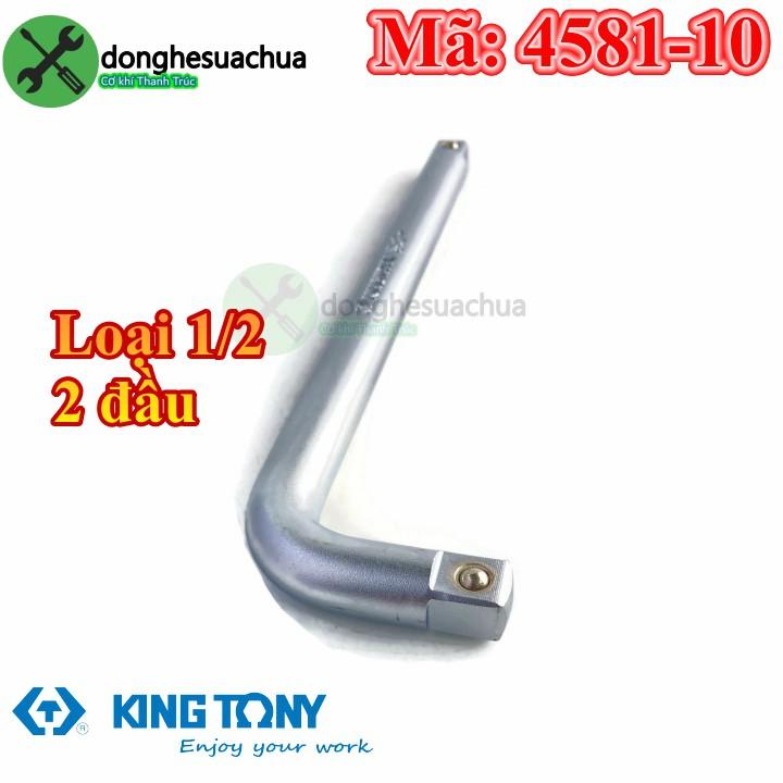 Cần siết chữ L Kingtony 4581-10 hai đầu dài 250mm loại 1/2