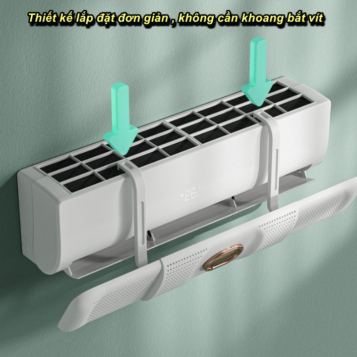 Tấm Chắn Gió Điều Hòa 8D Spacing Air Tạo Hương Thơm - Home and Garden