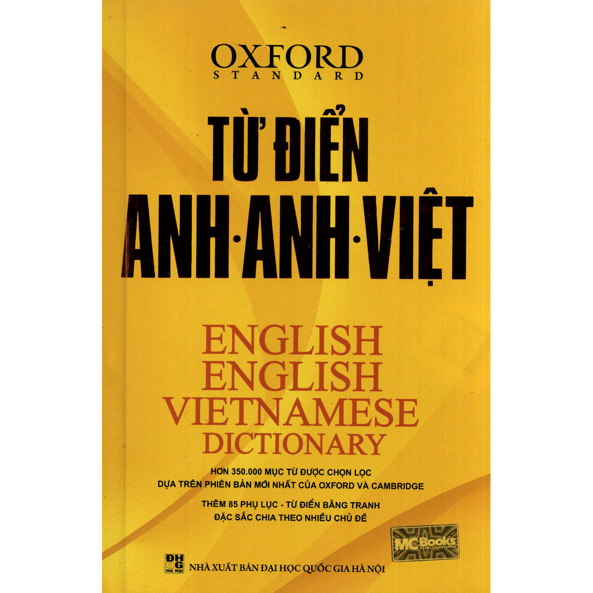 Từ Điển Anh - Anh - Việt (Bìa Cứng Màu Vàng) (Tặng Thước Đo Chiều Cao Cho Trẻ)